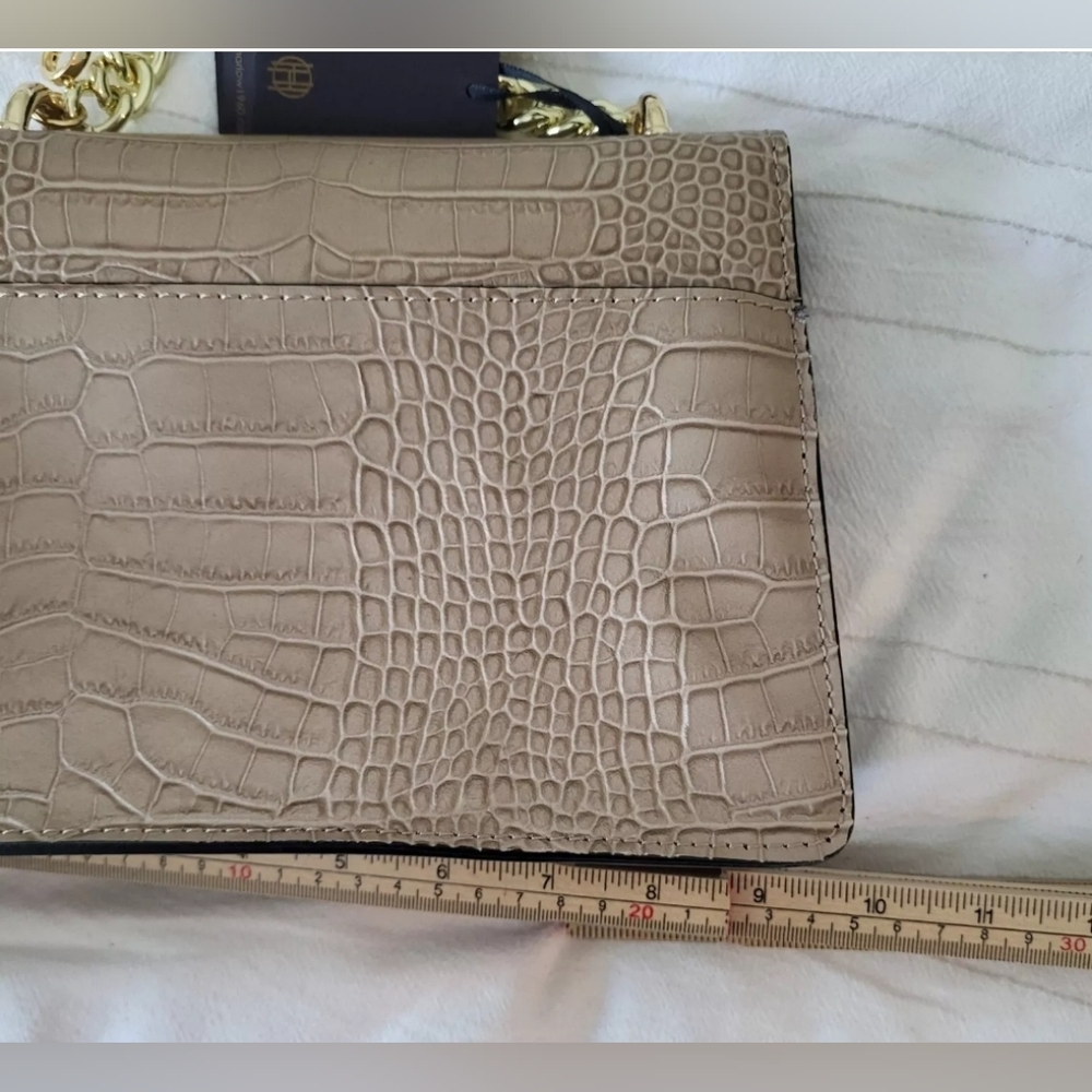NWT House of Harlow 1960 Croc Leather Crossbody - Picture 8 of 12